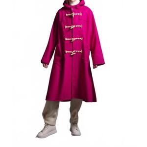 NEW COG THE BIG SMOKE monica duffle coat in berry